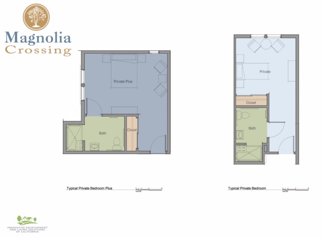 Magnolia Crossing Private Suite Room Plan